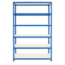 Heavy-Duty Industrial 6-Tier Shelving Rack –  200kg Per Shelf | Premium Storage For Stockrooms & Garage