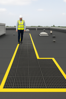 Interlocking Non-Slip Roof Matting – Self-Draining, Heavy-Duty Walkway Safety Mat for Roof Access & Maintenance