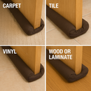Premium Internal Bottom Door Draught Excluder | Brown Cloth – 914mm, Fits Carpets, Tiles & Hard Floors