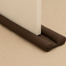 Premium Internal Bottom Door Draught Excluder | Brown Cloth – 914mm, Fits Carpets, Tiles & Hard Floors