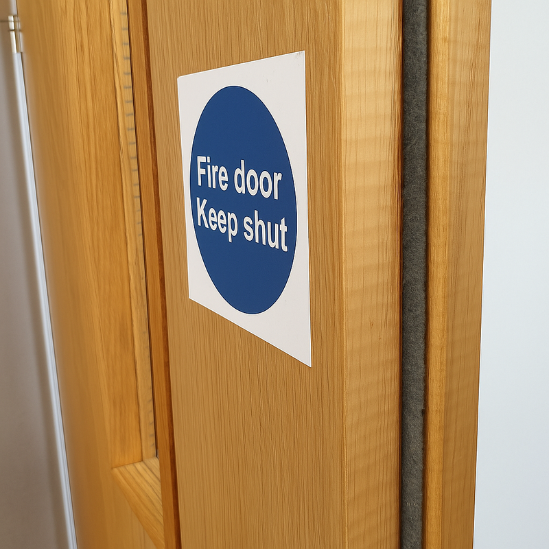 High-Performance 10mm Intumescent Fire & Smoke Door Seal – Self-Adhesive, Brush Strip – 2 Pack