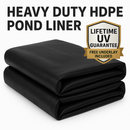 Heavy Duty HDPE Pond Liner with Free Underlay – UV Resistant & Tear-Proof – Lifetime Guarantee for Long-Lasting Water Containment