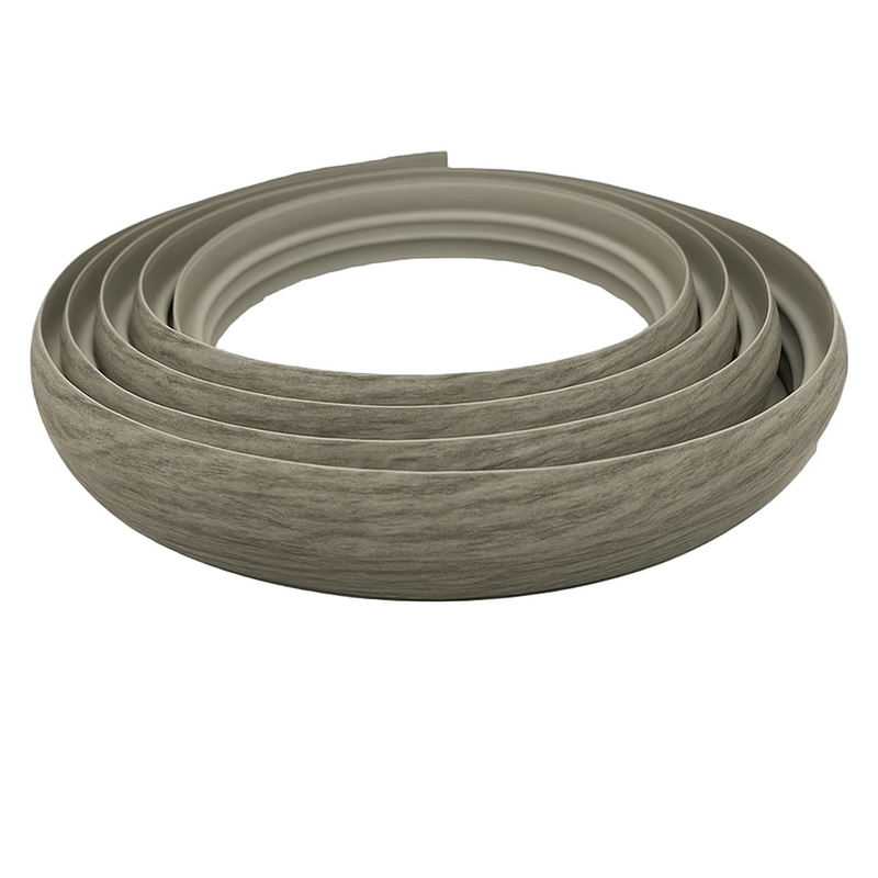 Flexible 40mm PVC Floor Trim – Curved Door Threshold Strip for Laminate, Vinyl & Carpet | Waterproof Transition Profile (Easy Heat-Bend Install)