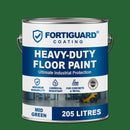 Quick Dry 205L Industrial Garage Floor Paint – Heavy-Duty Polyurethane Coating for Factories & Showrooms