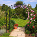 Monet Steel Garden Pergola – Arch-Walkway Structure 1