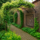 Monet Wall Pergola – Wall-Mounted Steel Garden Pergola with Elegant Arched Walkway 1