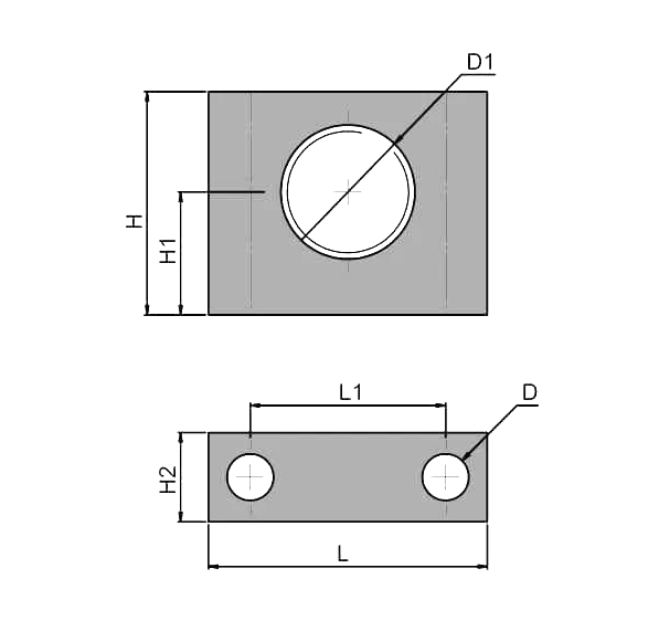 Industrial Mounting Bracket For Push-Pull Toggle Clamps