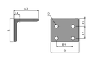 Steel Mounting Bracket – For Toggle Clamps | 2Pack