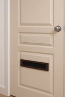 High-Quality No-Flap Letterplate – Twin Brush, Durable PVC, Easy Install | For Internal Doors