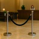 Premium Velvet Rope Queue Barrier 3