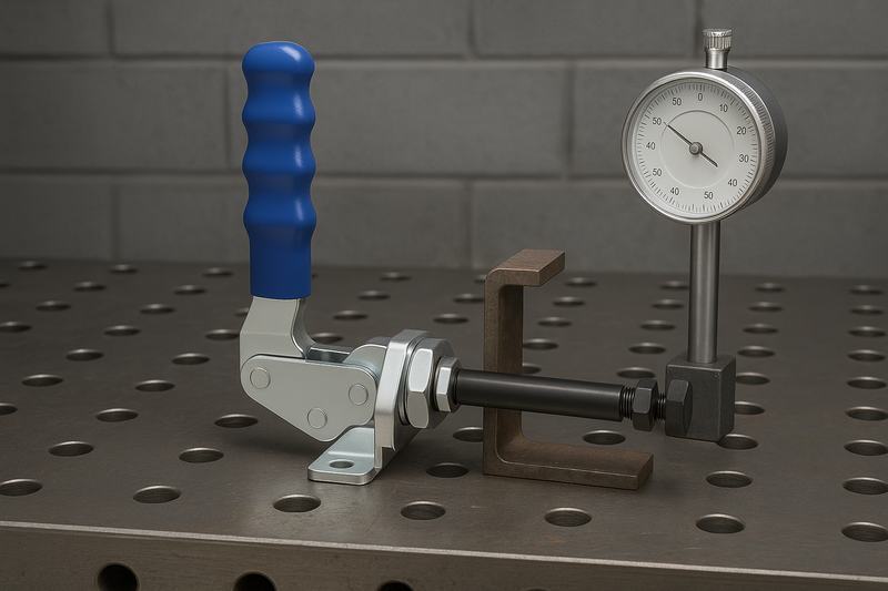Medium Duty Push Pull Toggle Clamp – Flanged Base