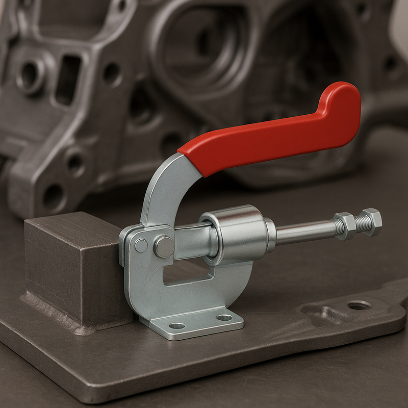 Push-Pull Toggle Clamp – Steel Flanged Base For Machining & Welding