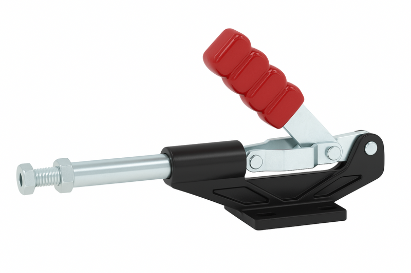 Heavy Duty Steel Push-Pull Toggle Clamp – Black Cast Base