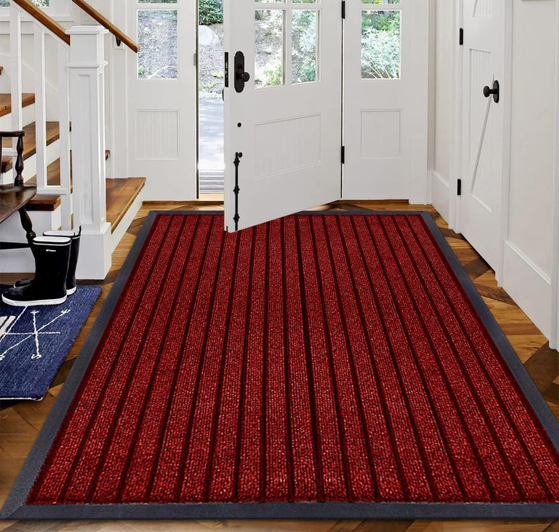 Heavy-Duty Outdoor Rubber Door Mat – Non-Slip, Waterproof, Washable Mud and Dirt Barrier