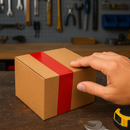 Red Polyester Tape – Strong, Long-Lasting Hold