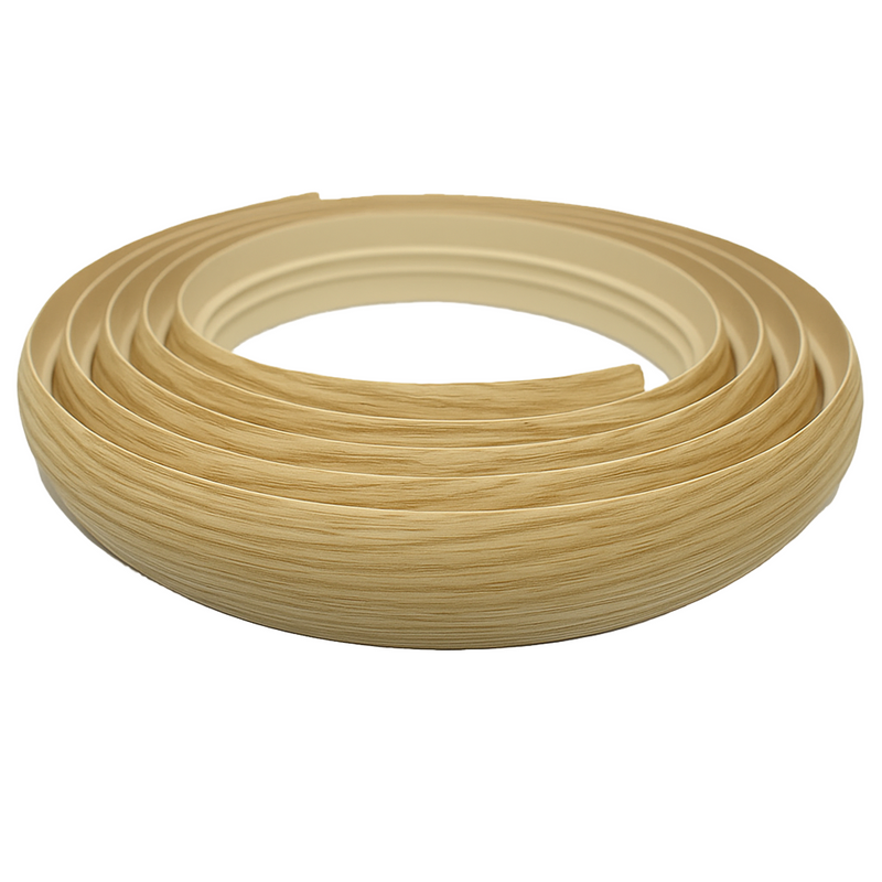 Flexible 40mm PVC Floor Trim – Curved Door Threshold Strip for Laminate, Vinyl & Carpet | Waterproof Transition Profile (Easy Heat-Bend Install)