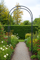 Round Garden Arch – Landscape 3.6m × 3.0m (Matt Black)2