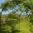 Round Pergola with Lattice – Steel Arched Pergola for Climbing Plants 3