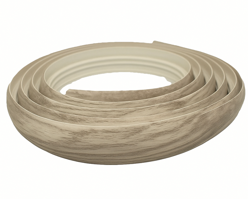 Flexible 40mm PVC Floor Trim – Curved Door Threshold Strip for Laminate, Vinyl & Carpet | Waterproof Transition Profile (Easy Heat-Bend Install)