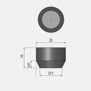 Premium Black Neoprene Setscrew Covers – 10 Pack