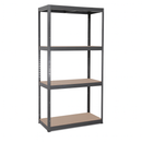 Industrial Grade 3x Shelving Units With 1x Workbench For Storage Solution