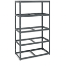 Industrial Grade 3x Shelving Units With 1x Workbench For Storage Solution
