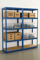 2Pack Garage Shelving – Premium Heavy-Duty Storage Racks | 200–280kg Per Shelf | Ideal For Garage & Shed
