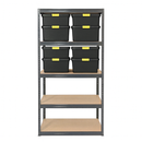 Professional-Grade Garage Shelving & Recycled Storage Boxes – 1800mm Height