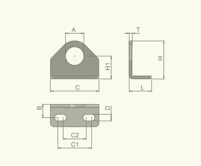 Stainless Steel Bracket For Toggle Clamp Use