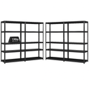 Premium 5-Tier Industrial Metal Garage Shelving – Adjustable Storage Rack 1800mm Height |  Workshop & Utility Storage (4Pack)