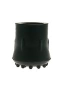 Black Style-3 Rubber Ferrules For Enhanced Stability - Pack of 15
