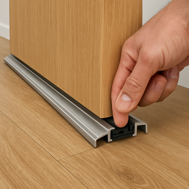 Heavy-Duty Draught Excluder 914mm Ideal for Schools, Hotels, Public Buildings Dual-Seal + Sound Barrier