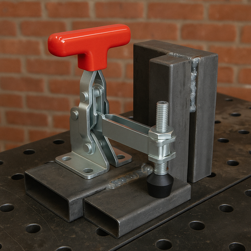 T-Handle Vertical Toggle Clamp – Adjustable Spindle | Secure Hold Clamp