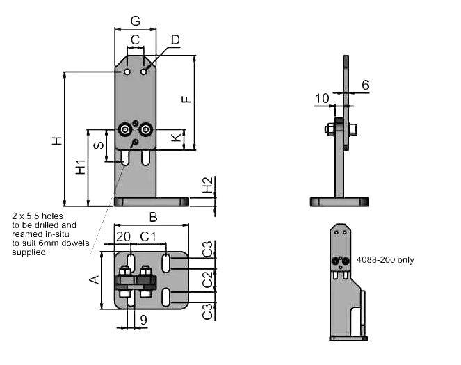 Toggle Clamp Extension Tower – Large Base For Welding & CNC