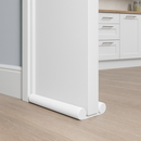 Premium White Twin Tube Under Door Draught Excluder – Internal Doors, 950mm
