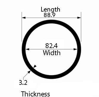 Premium Aluminium Round Tube - 88.9mm (3.5 inches) x 3.2mm Wall Thickness - Heavy-Duty, High Strength, and Versatile