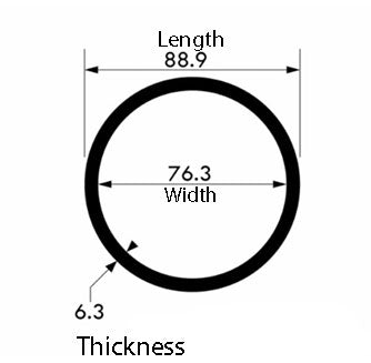 Durable Aluminium Round Tube 88.9mm x 1.6mm - Premium Quality for Precision Projects