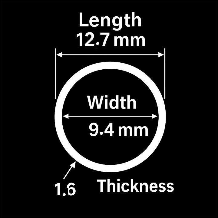 12.7mm x 1.6mm Brushed Polished Brass Round Tube – 1/2" x 16SWG | Decorative Brass Tubing for Furniture, Handrails, Crafts & DIY | Premium Brass Pipe by Aluminium Warehouse