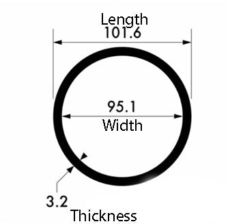 Aluminium Round Tube 101.6mm x 3.2mm – Strong, Lightweight & Corrosion-Resistant