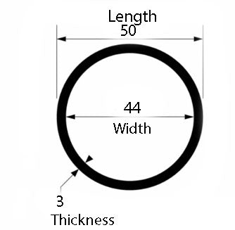 Premium Aluminium Round Tube – 50mm x 3mm | Durable, Lightweight