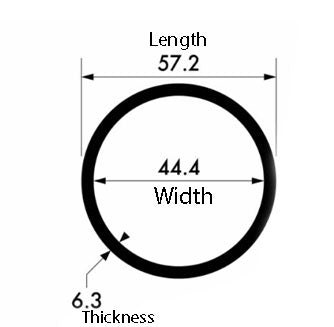 57.2mm x 6.3mm Aluminium Round Tube – High-Strength & Versatile