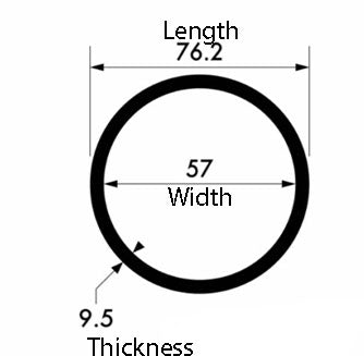 Heavy-Duty Aluminium Round Tube 76.2mm x 9.5mm | Premium Quality for Industrial Use