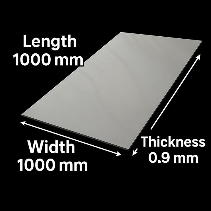 2000mm x 1000mm x 0.9mm 304 Dull Polished Stainless Steel Sheet – High-Strength, Corrosion-Resistant, Premium Finish