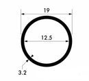 Aluminium Round Tube 19mm x 3.2mm – Corrosion Resistant Alloy for Outdoor & Indoor Use