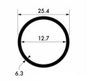 High Strength Aluminium Round Tube 25.4mm x 6.3mm – Fabrication & Structural Grade