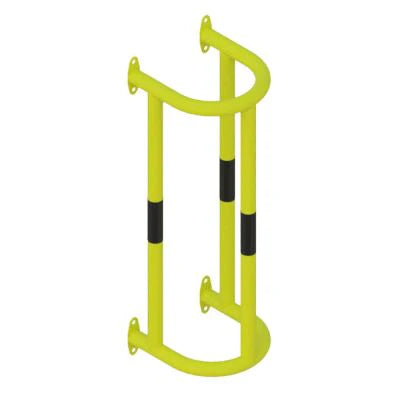 Heavy-Duty Wall-Mounted Column & Pipe Impact Protector – Galvanised / Coated / High-Visibility Options