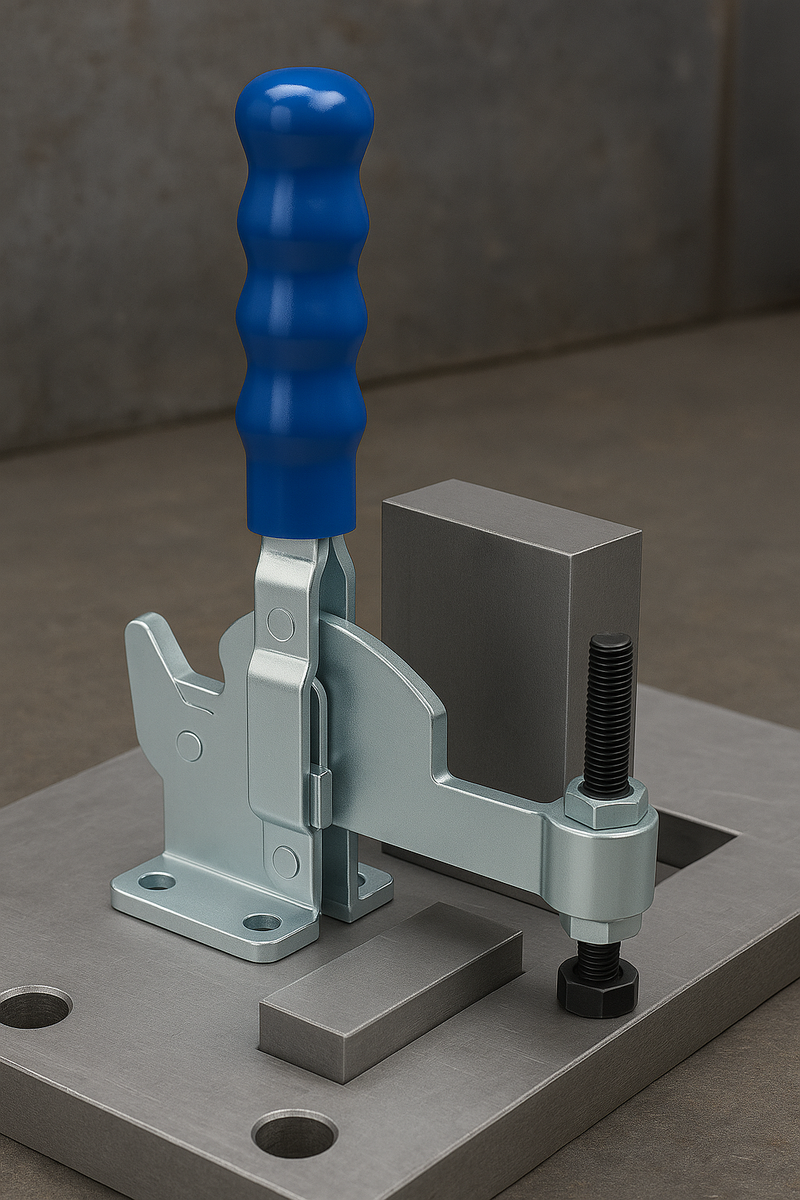 🔧 Vertical Cam Toggle Clamp – Machining & Assembly Use