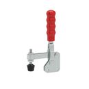 Vertical Toggle Clamp – Red Handle & Adjustable Spindle