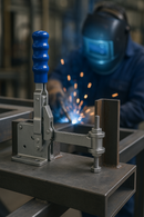 Vertical Toggle Clamp – Adjustable Spindle & Base For Welding Jigs