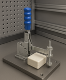 Vertical Toggle Clamp – Adjustable Spindle & Base For Welding Jigs